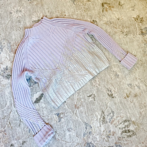 Wild fox silver and purple dipped sweater medium m - Picture 2 of 6